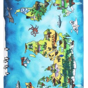 Kusový koberec World Map
