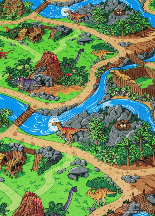 Metrážny koberec DINO 29 dinosaury