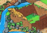 Metrážny koberec DINO 29 dinosaury