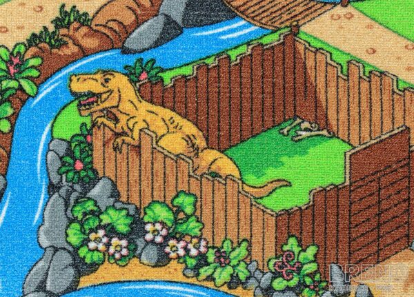 Metrážny koberec DINO 29 dinosaury