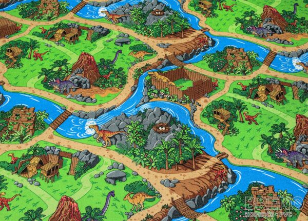 Metrážny koberec DINO 29 dinosaury