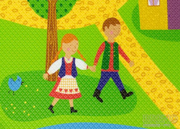 Kusový koberec Dwinguler Rozprávková krajina