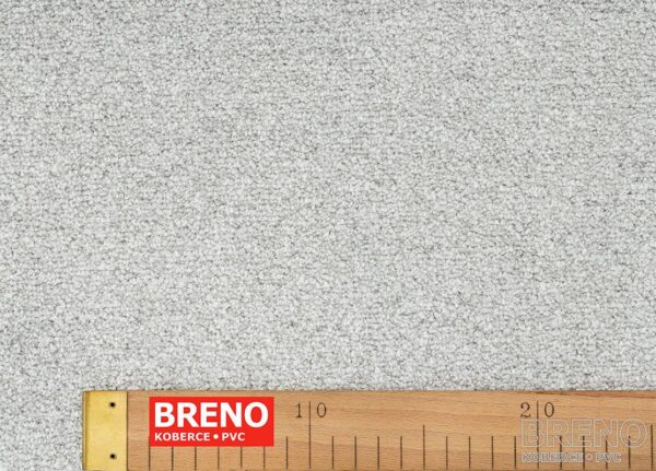 Metrážny koberec GEM - GUSTO 97 strieborný