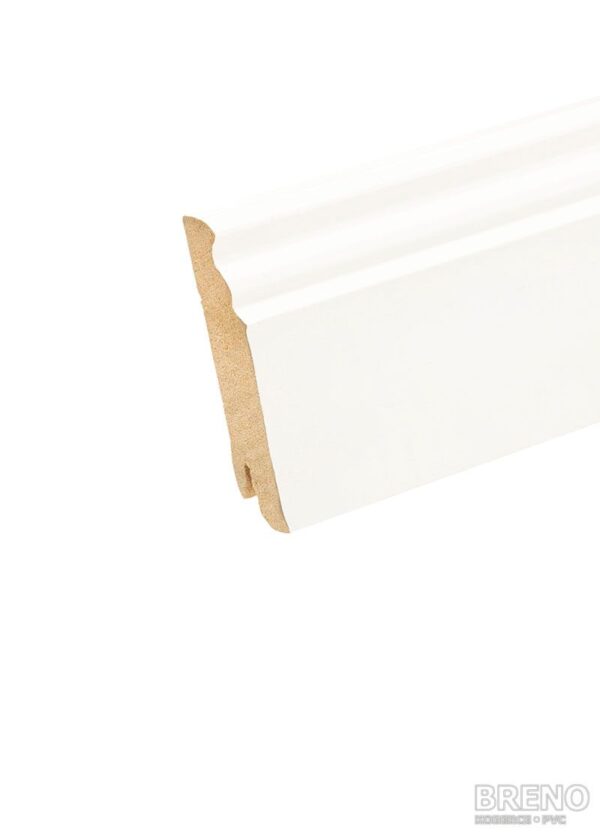 Lišta MDF KP80 P 18x78 bílá 240