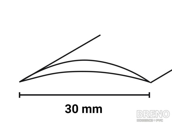 Prechodový profil striebro - samolepiaci