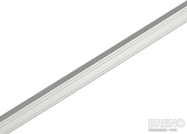 Schodová hrana DP36/S striebro - samolepiaci