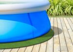 Umelá tráva POOL (vhodné ako bazénová podložka) - s nopami, kruh