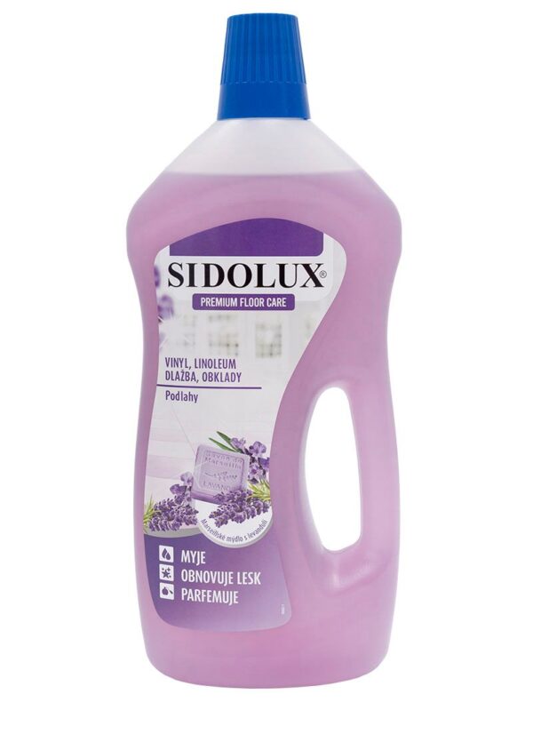 SIDOLUX PREMIUM FLOOR CARE na PVC, LVT, dlažbu - marseillské mydlo s levanduľou
