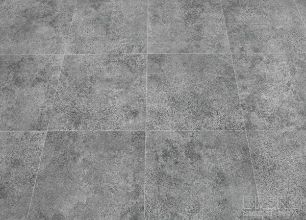 PVC CARBONTEX Tempesta 598 – sivá dlažba