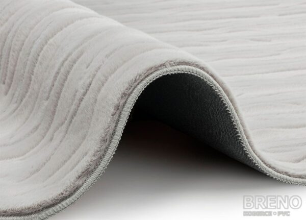 Kusový koberec RABBIT WAVES light grey