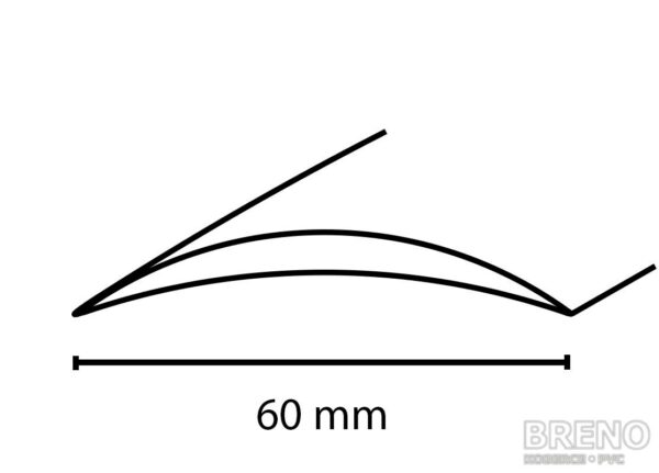 Prechodový profil 17 kameň brúsený - samolepiaci